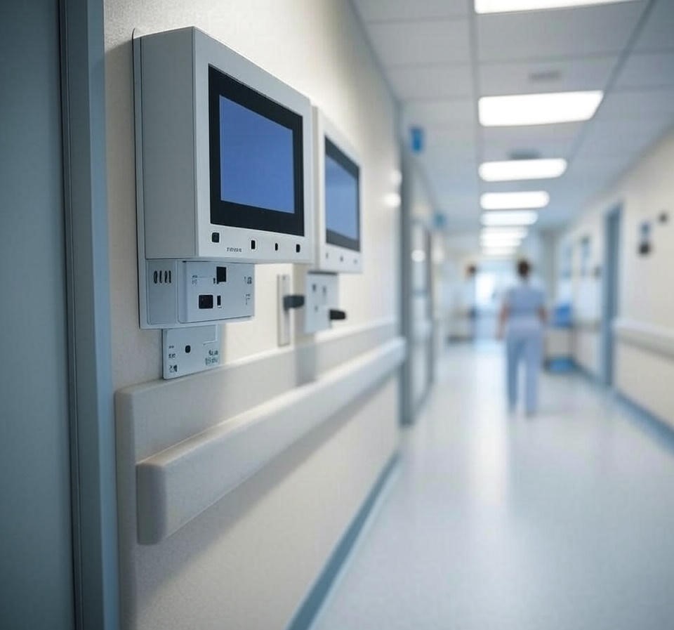 ویدیو کنفرانس در پزشکی، جلسه آنلاین پزشک و بیمار در محیط بیمارستان