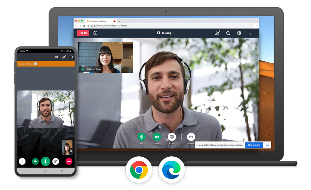  نرم افزار ویدیو کنفرانس GoToMeeting