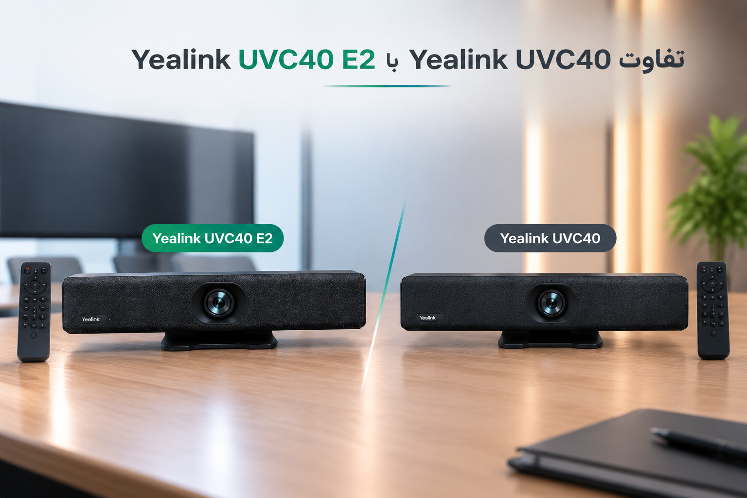 تفاوت Yealink UVC40 E2 با Yealink UVC40