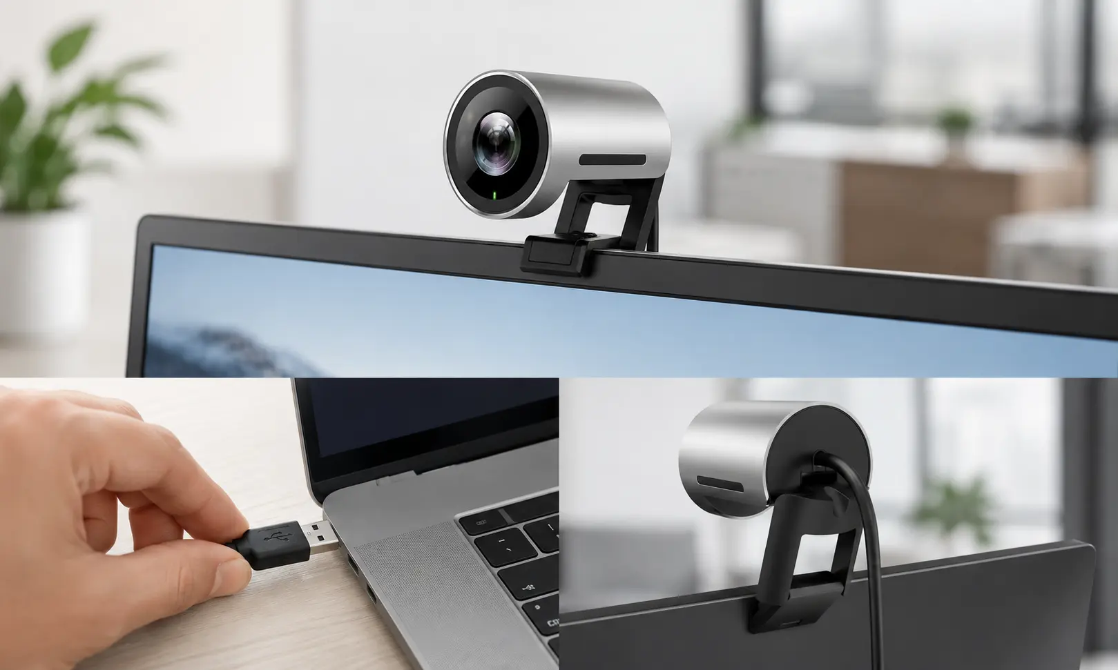 اتصال و نصب وب کم UVC30 Desktop