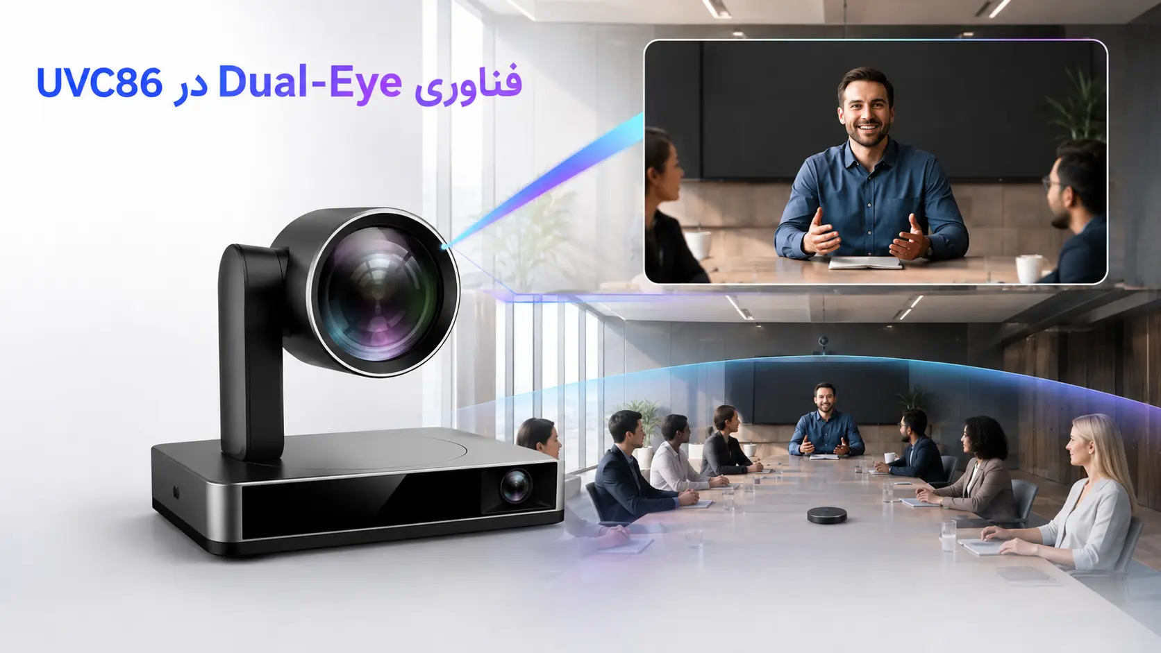 فناوری Dual-Eye در UVC86