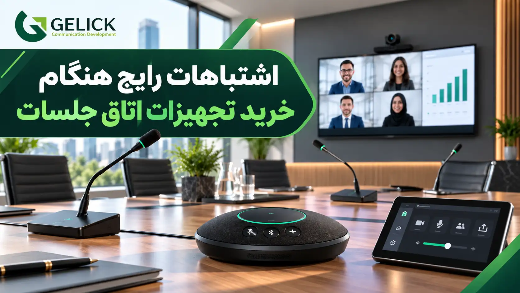 اشتباهات رایج هنگام خرید تجهیزات اتاق جلسات