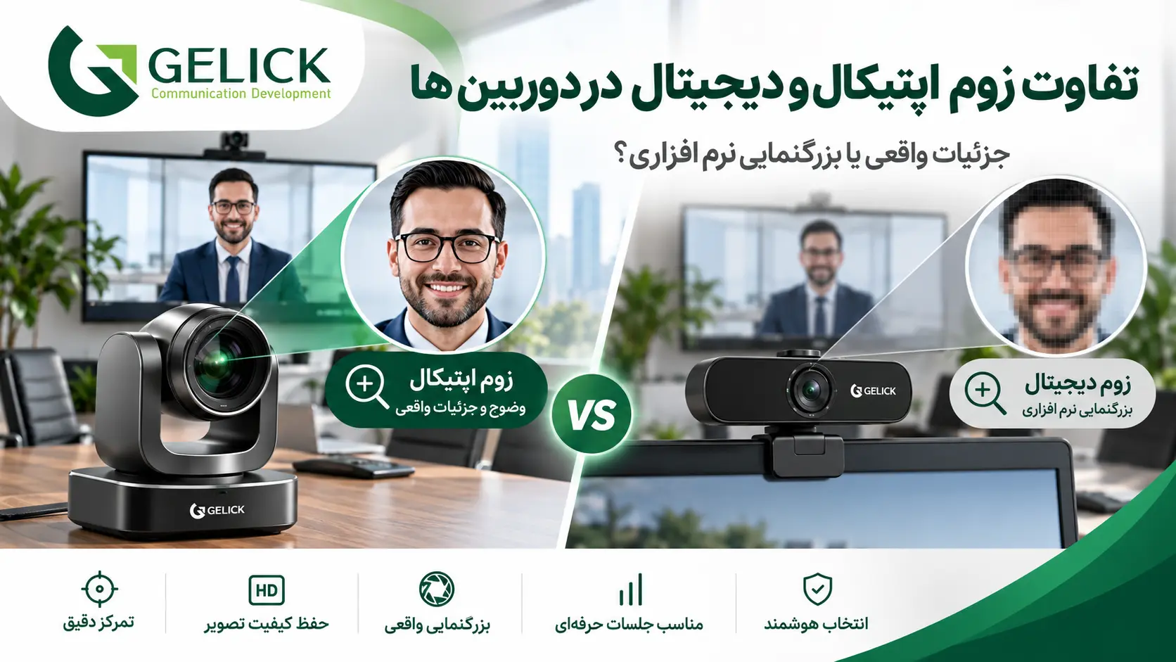 تفاوت زوم اپتیکال و دیجیتال در دوربین ها