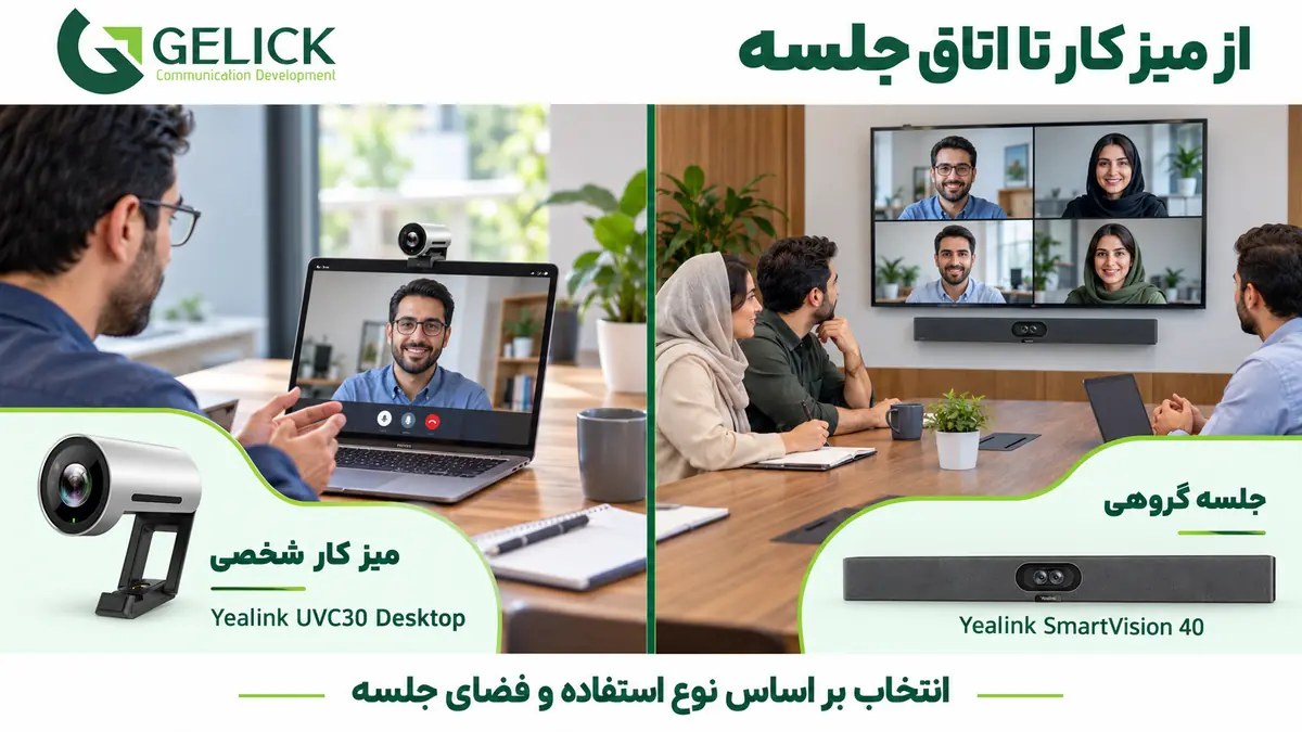 تفاوت وب کم معمولی با وب کم کنفرانس حرفه ای
