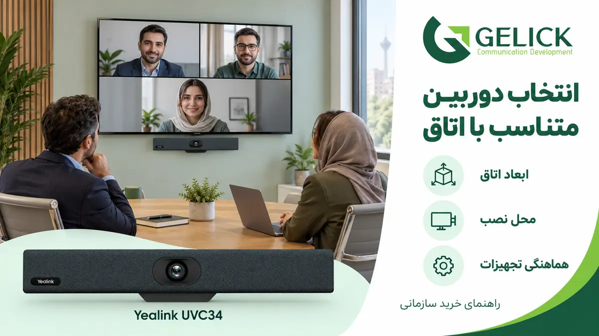 انتخاب دوربین ویدئو کنفرانس بر اساس اندازه اتاق جلسه